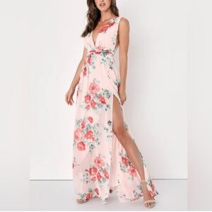 NWT Lulu's Heavenly Hue Maxi Dress Size M